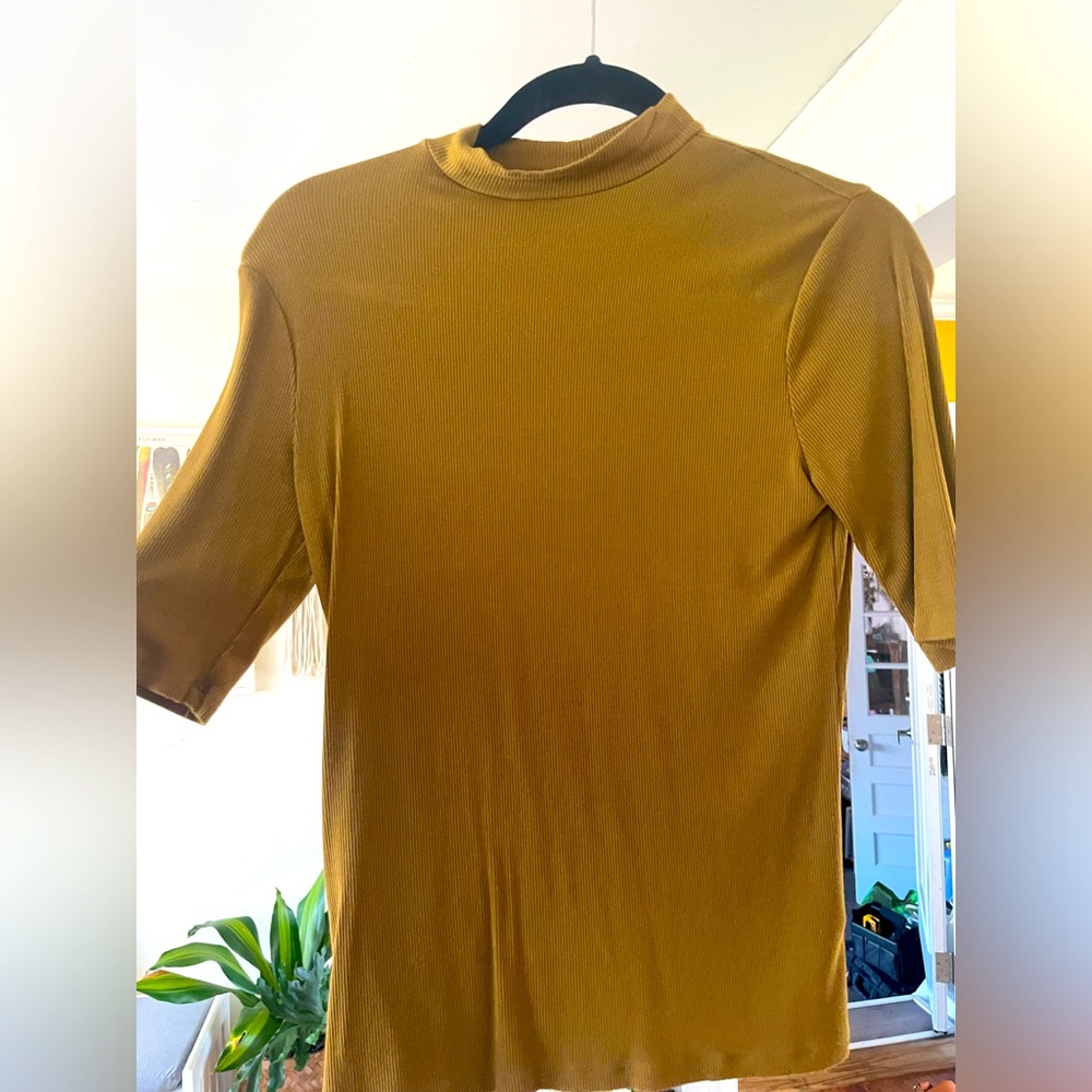 Fitted Turtleneck, short sleeve